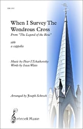 When I Survey the Wondrous Cross TTBB choral sheet music cover